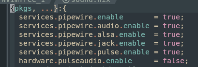 6 lines of NixOS config to enable PipeWire