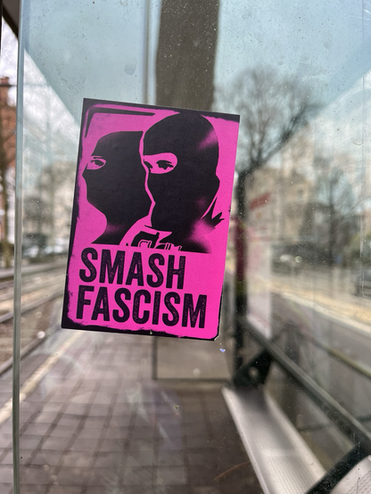 Antifascist sticker