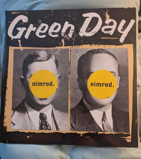 Image shows the cover of the Green Day album Nimrod.