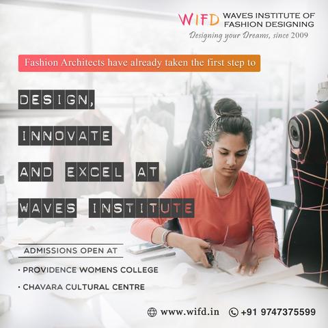𝐃𝐞𝐬𝐢𝐠𝐧, 𝐈𝐧𝐧𝐨𝐯𝐚𝐭𝐞 & 𝐄𝐱𝐜𝐞𝐥 𝐚𝐭 𝐖𝐚𝐯𝐞𝐬 𝐈𝐧𝐬𝐭𝐢𝐭𝐮𝐭𝐞

Join Waves Institute of Fashion Designing and transform your passion into a thriving career. With award-winning courses, hands-on training, experienced faculty and job placements, you're set for success. Step into a world of creativity and innovation. New batch begins soon at Providence Women's College & Chavara Cultural Centre. 

View more details - https://wifd.in