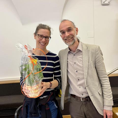 Deputy Director Karen Kastenhofer and Director Michael Nentwich from ITA/OEAW