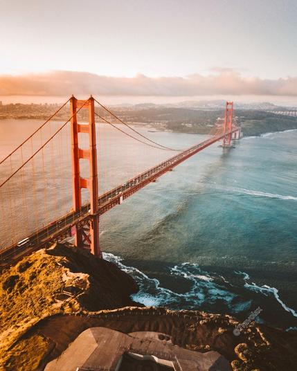 Golden Gate Bridge in San Francisco, California