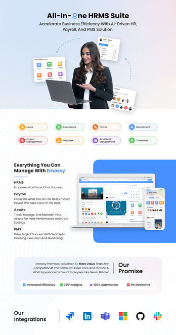All-in-One HRMS Suite - Emossy
