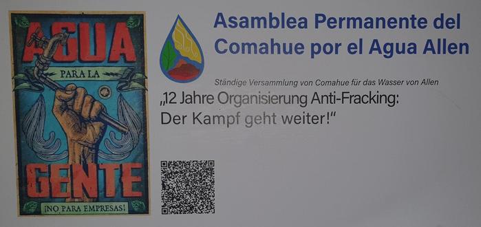 Agua Gente
12 Jahre Organisierung Anti Fracking,
Der Kampf geht weiter.