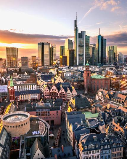 Skyline of Frankfurt, Germany