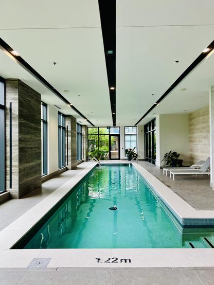 Indoor pool of my condo