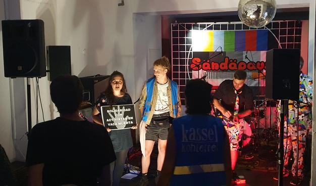 Soli Ansprache auf dem Konzert