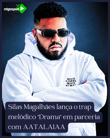O cantor e compositor Silas Magalhães voltou com um novo single intitulado "Drama", que traz uma reflexão profunda sobre as escolhas de vida. Foto: Divulgação.