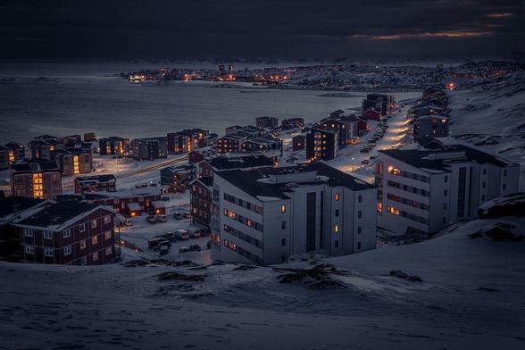 Nuuk, the capital of Greenland.