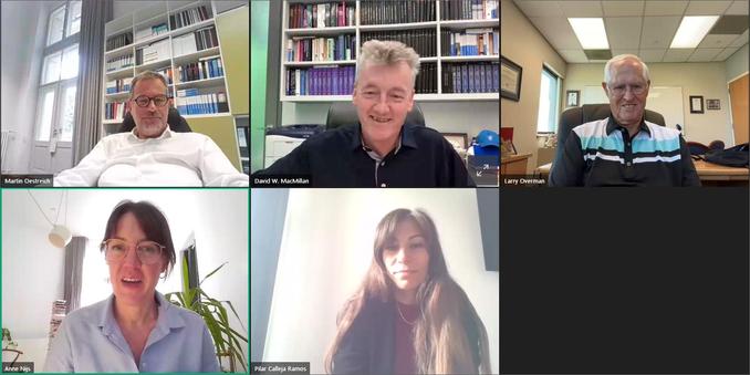 Screenshot: Larry Overman Virtual Symposium July 2, 2024