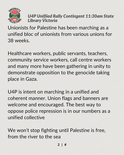 U4P has been marching as a unified bloc of unionists from various unions for 38 weeks