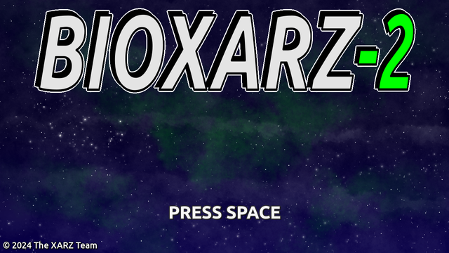 BioXARZ-2 prototype title screen, although it may remain that way in the future.