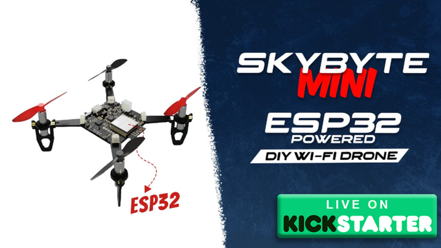 Now live On Kickstarter SkyByte: The Ultimate Mini DIY Drone! 🚀

SkyByte, powered by ESP32. 🌟 Perfect for hobbyists and tech enthusiasts, Control via smartphone, enhanced stability, compact design, and endless upgradability.  https://kickstarter.com/projects/stack-thomas/skybyte-mini-diy-drone-powered-by-esp32-mcu/
