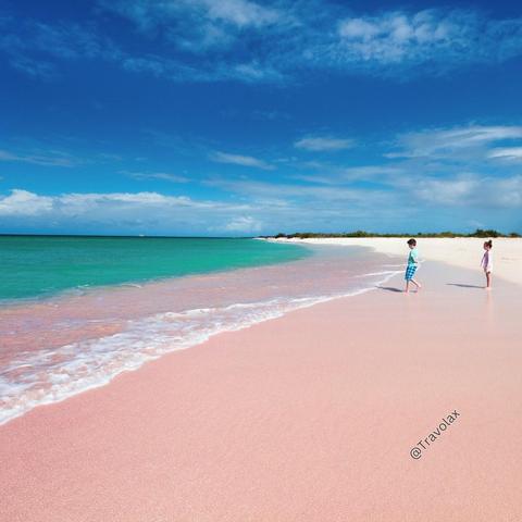 Pink Beach of Barbuda, Antigua and Barbuda