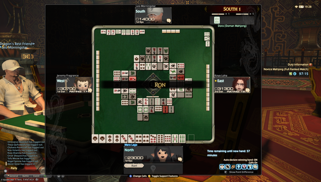 Mahjong Ron featuring a lalafell.