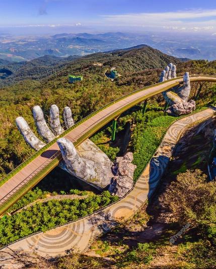 Golden Bridge, Vietnam.