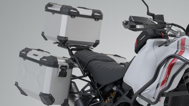Get all the luggage you need in one bundle with the comprehensive new SW-Motech Adventure Luggage Sets, and save on buying it all separately.
They're available for most popular adventure bikes from BMW, Ducati, Honda, Triumph, etc