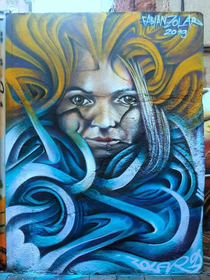 Realistic graffiti portrait by Fabian Zolar, best graffiti portrait, realism, photorealism, graffoto http://www.zolart.de