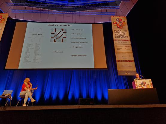 Olga Vinogradova's lightning talk on puzzle hunts. 