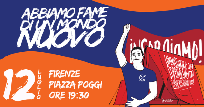 12th July 
Firenze (Florence)
Piazza Poggi
19.30 