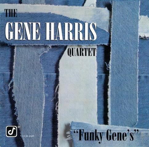 An image of the cover of the record album 'Funky Gene's' by The Gene Harris Quartet