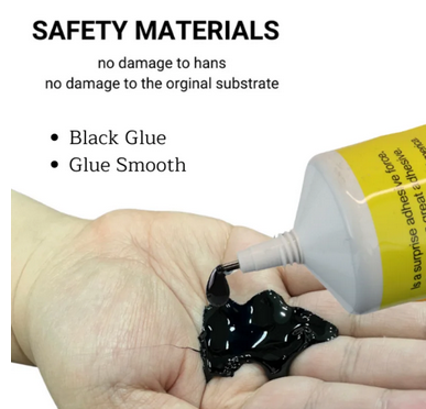screenshot of an ad for glue
