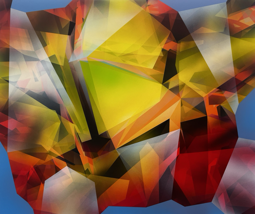 Solving, 100x120cm, acrylic on canvas 