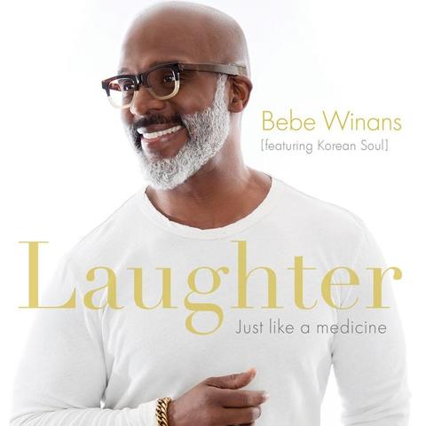 An image of the cover of the record album 'Laughter Just Like A Medicine (Radio Verison)' by Bebe Winans