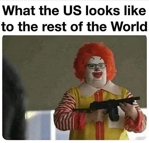 What the US looks like
to the rest of the World