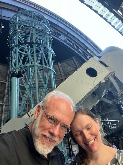 Tod & Carlyn inside the dome