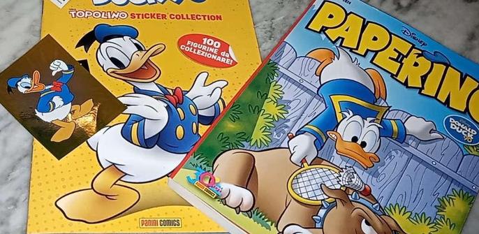 Foto dell'album di Paperino90 e del fumetto Paperino 529