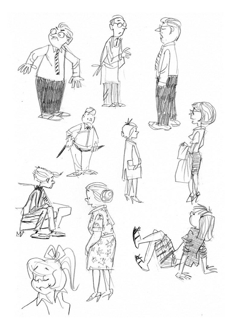 Ponytail figures