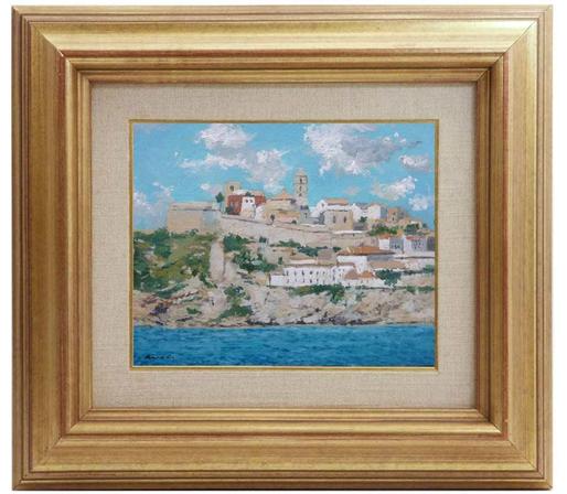 Cuadro de Ibiza pintado pro Rubén de Luis