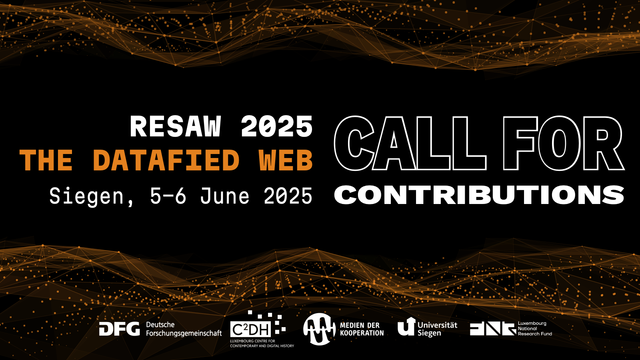 Call for Contributions RESAW25: THE DATAFIED WEB