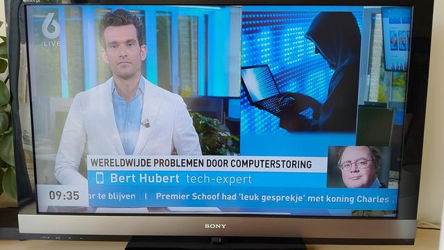 SBS nieuws over wereldwijde computerstoring MS Windows in combinatie met de 19-07-2024 update van Crowdstrike beveiligingssoftware. Bovendien ook nog problemen met MS Office365 in de cloud.
