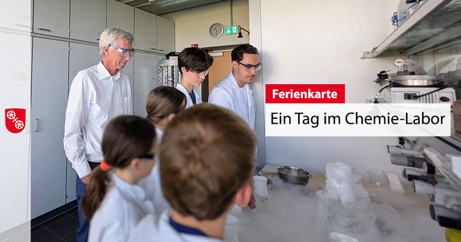 Dr. Eckart Lensch besucht die Ferienkarten-Kinder im NaT-Lab der JGU
📸 Landeshauptstadt Mainz (kh)