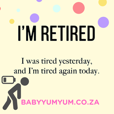 "I'm retired. I was tired yesterday and I'm tired again today." 😴😂 #ExhaustedLife #ParentingHumour #TiredAgain #EverydayStruggles #BabyYumYum #BYY  Check out more tips: https://zurl.co/bzTL