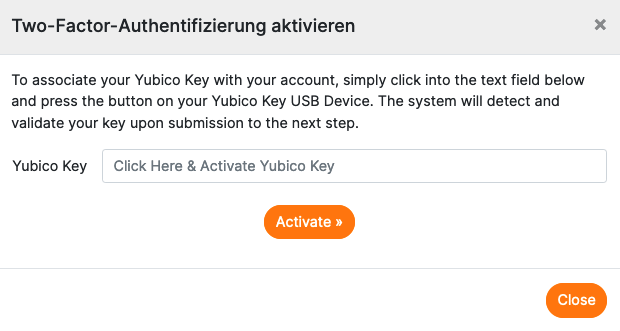 Yubikey 2FA