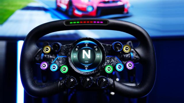 The futuristic new Moza Vision GS wheel is now available for for €829, most noticeably featuring a central 2.85 inch circular touch screen with a built-in gyroscope to keep it horizontal at all times...