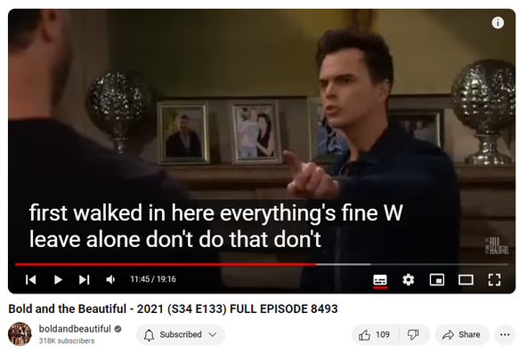 Bold and the Beautiful - 2021 (S34 E133) FULL EPISODE 8493
Original Air Date: April 12, 2021