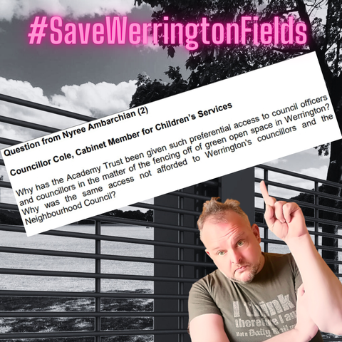 City Council wants to limit public access to Werrington Fields, in Peterborough!