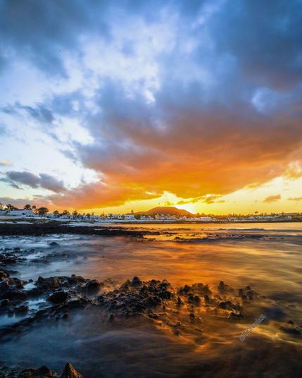 Sunset in Corralejo, Canary Islands