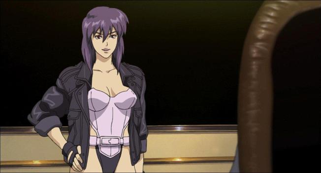 Motoko Kusanagi from the anime series Ghost in the Shell: Stand Alone Complex.