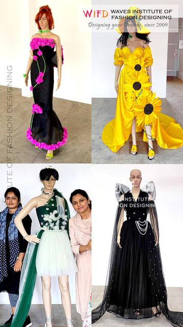 The students of Waves Institute of Fashion Designing have taken mannequin draping to a new level with their artistic and innovative creations. Each drape is a blend of tradition and modernity, showcasing their unique style and vision. The meticulous attention to detail and the use of diverse fabrics highlight the students' versatility and creativity. This exhibition is a testament to their talent and dedication to the craft of fashion design. Get inspired by these beautifully draped mannequins.