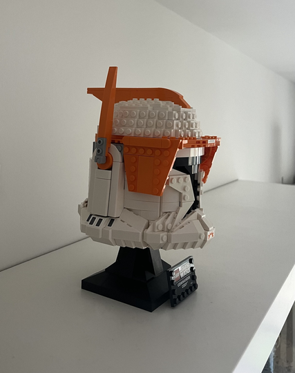 Lego Clone Wars Commander Cody helmet set - side view