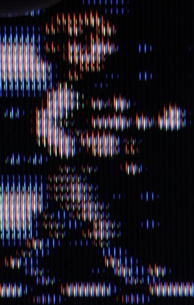 Han Solo from the Master System Star Wars game on Sony Trinitron CRT TV