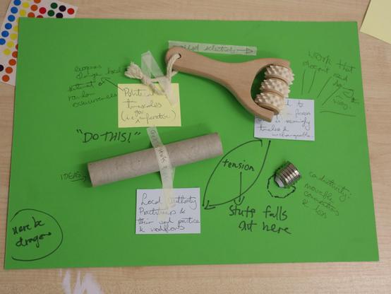 Exploring data stories and relations through objects and art based methods.
