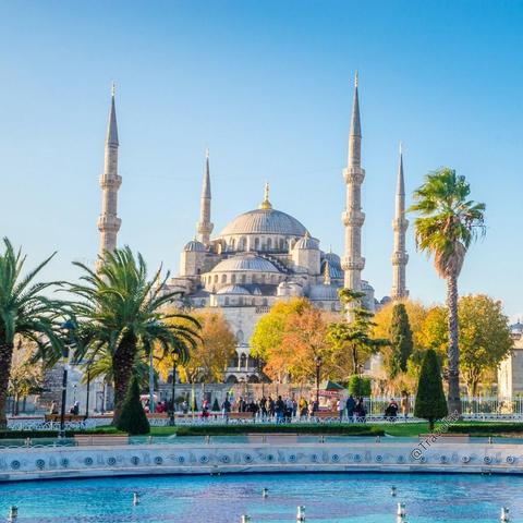 Blue Mosque in Istanbul, Turkey