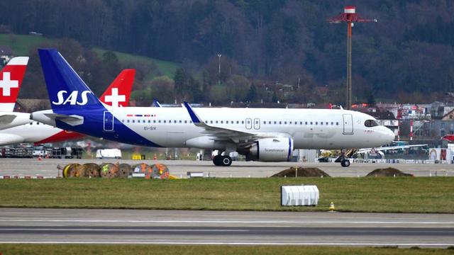 SAS Connect Airbus A320 NEO MSN  Zurich, Switzerland