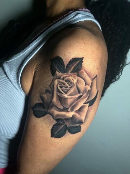 Tiger Black & Gray Animal Tattoo By Thian. Tiger tattoos are popular realism sleeves. Among tattoos these have some of the most recognized symbolism such as power, independence, and ferocity. Call 404-973-7828 or stop by for a free consultation.